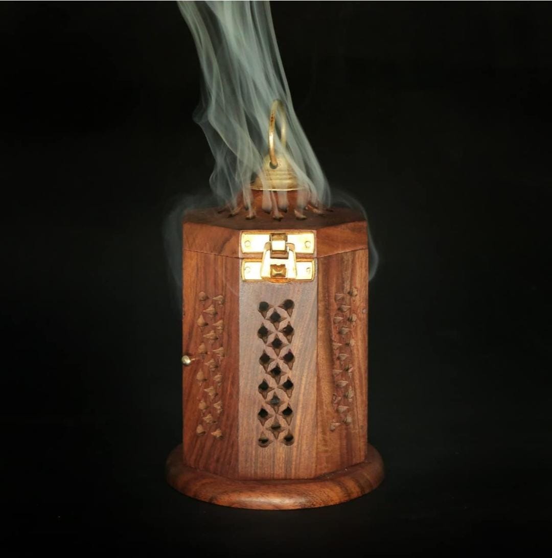 Wooden Dhuna Havan Cup holder