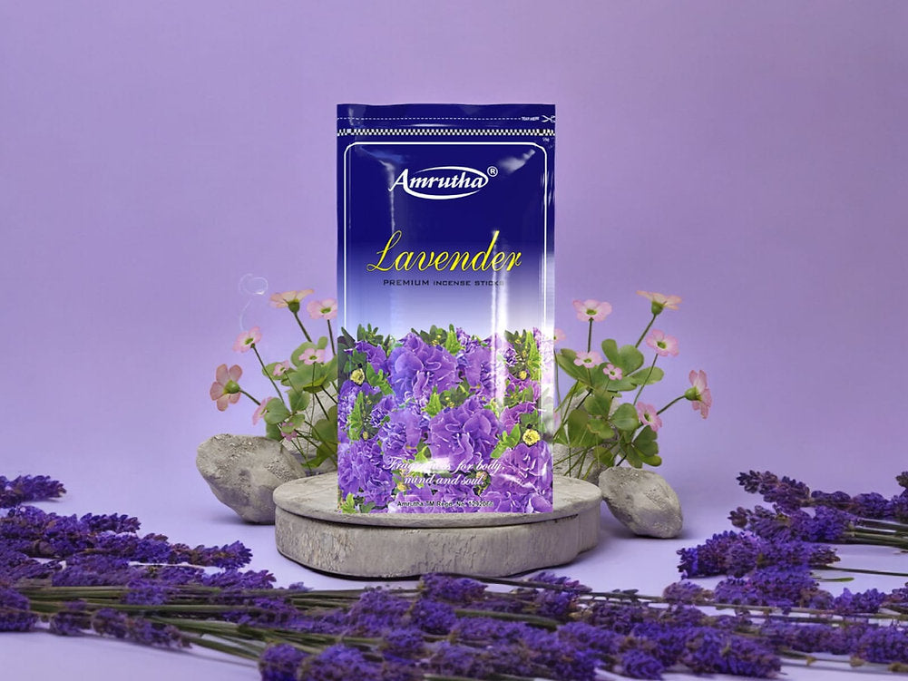 Amrutha Aromatics | Lavender Incense Sticks
