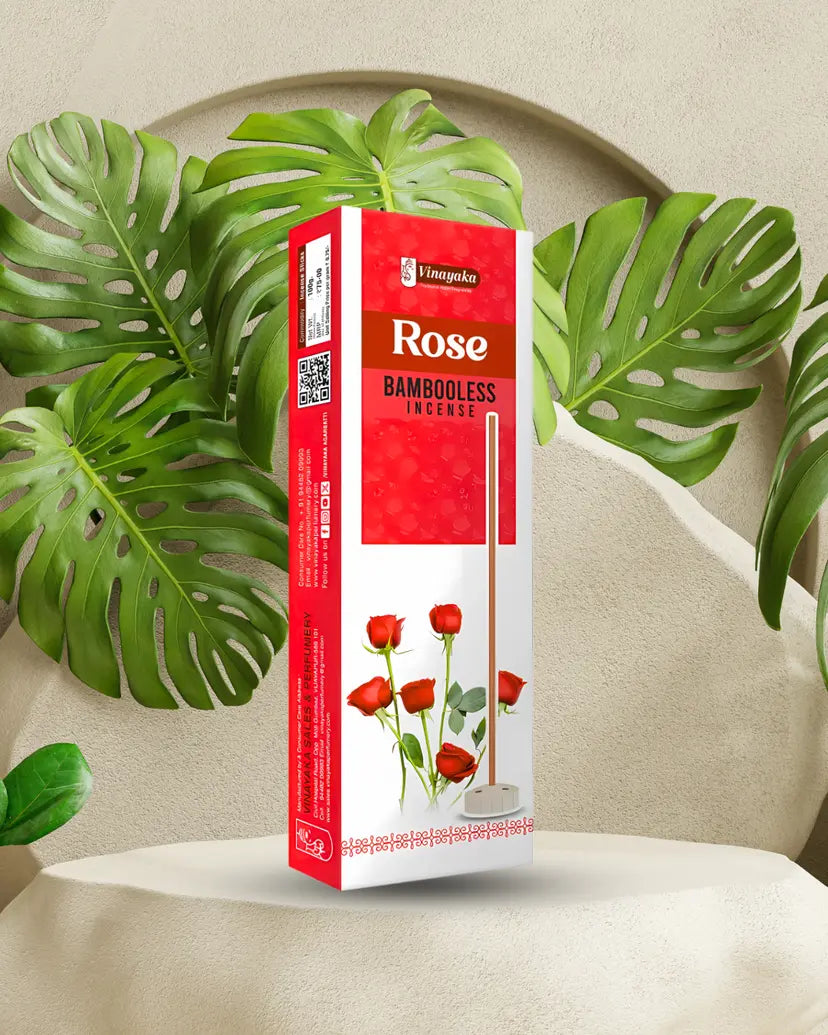 Rose Bambooless Incense by Vinayaka