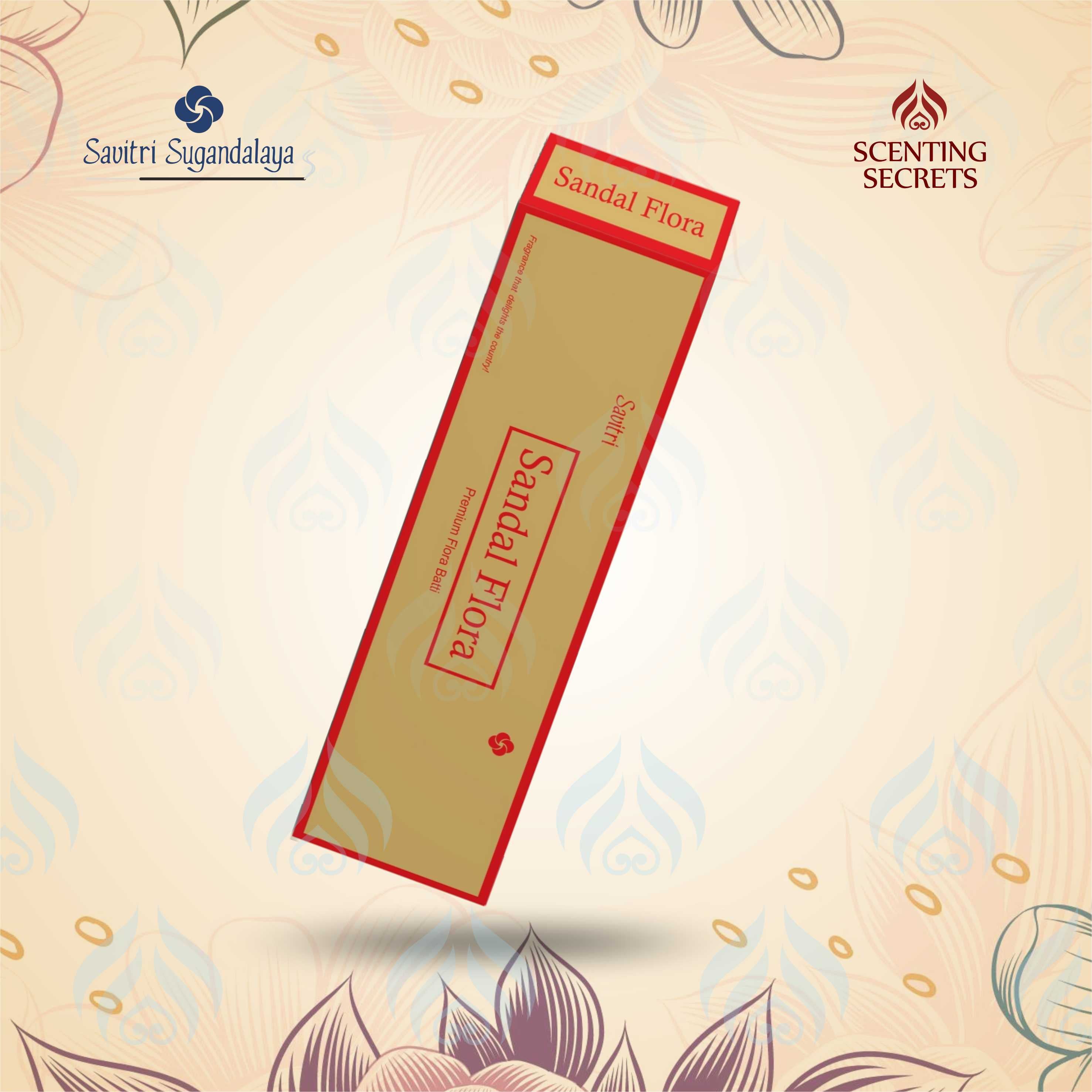Sandal Flora Premium Incense Sticks | Class Collection | Savitri Sugandalaya