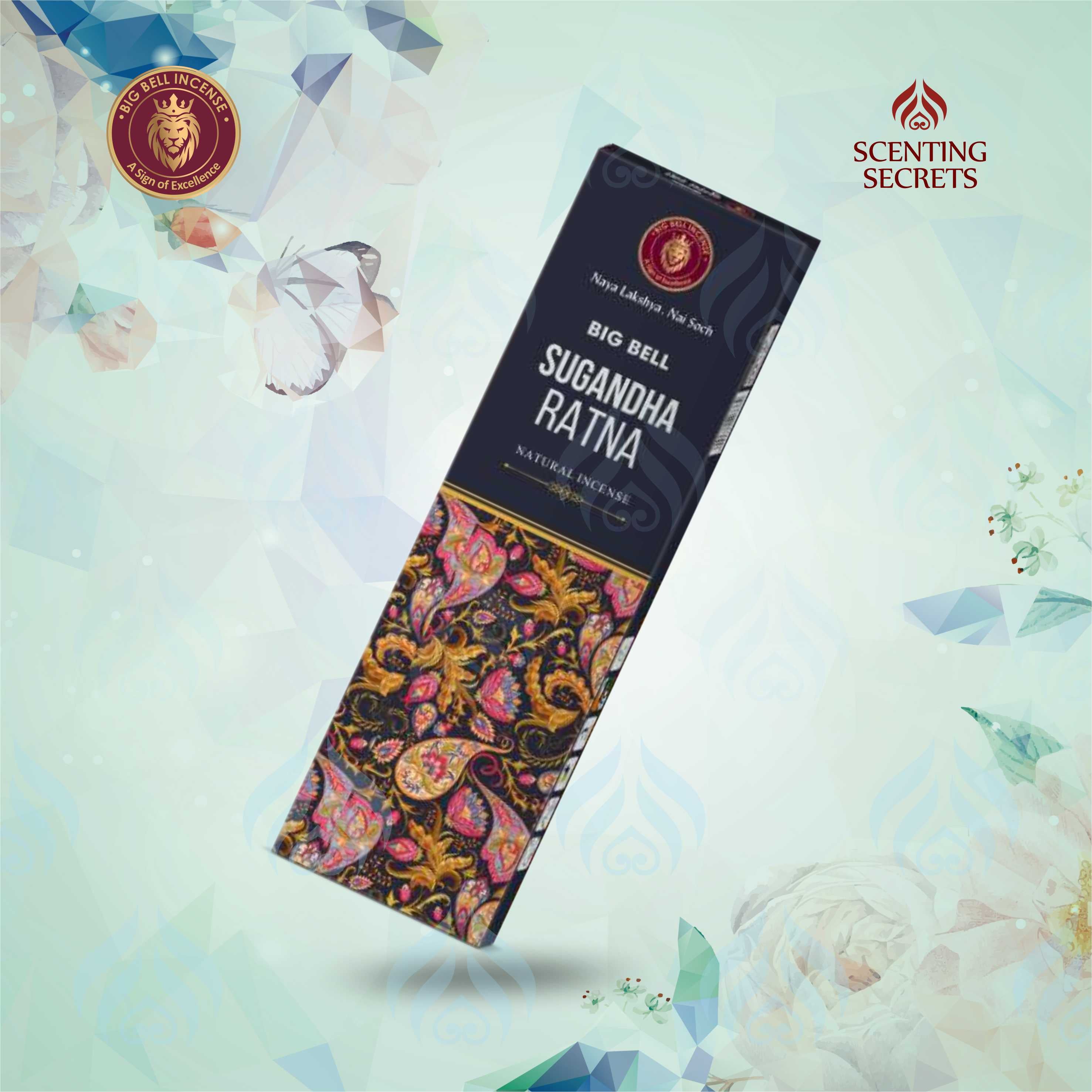 Sugandha Ratna Premium Incense Sticks by Big Bell Incense