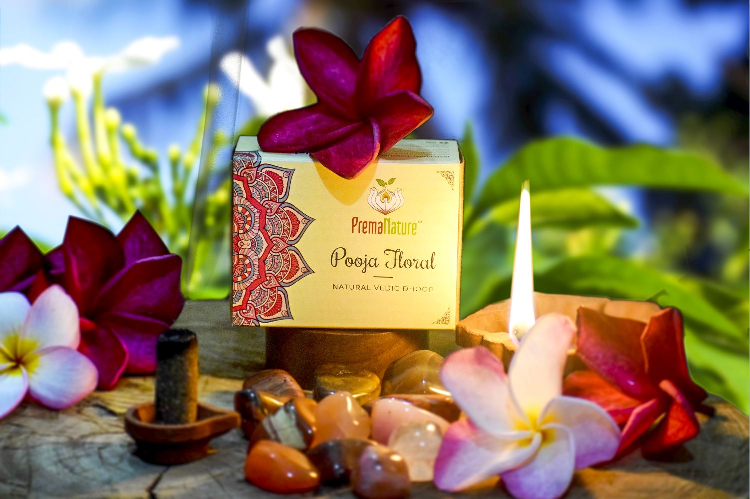 Pooja Floral - Dhoop Sticks from PremaNature