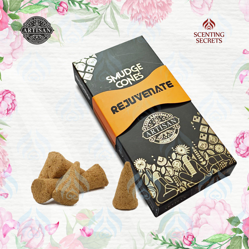 Rejuvenate Smudge Incense cones by Artisan