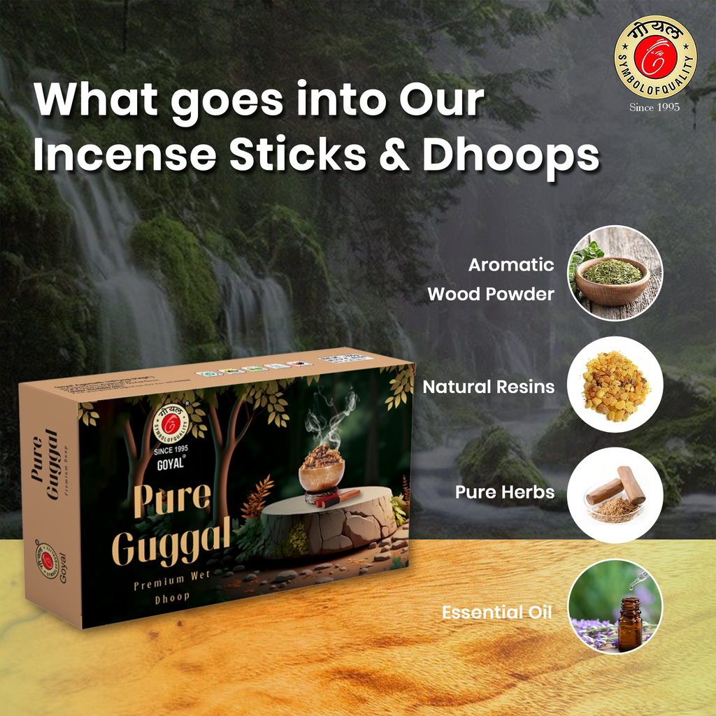 Goyal Agarbatti | Pure Guggal | Premium Wet Dhoop