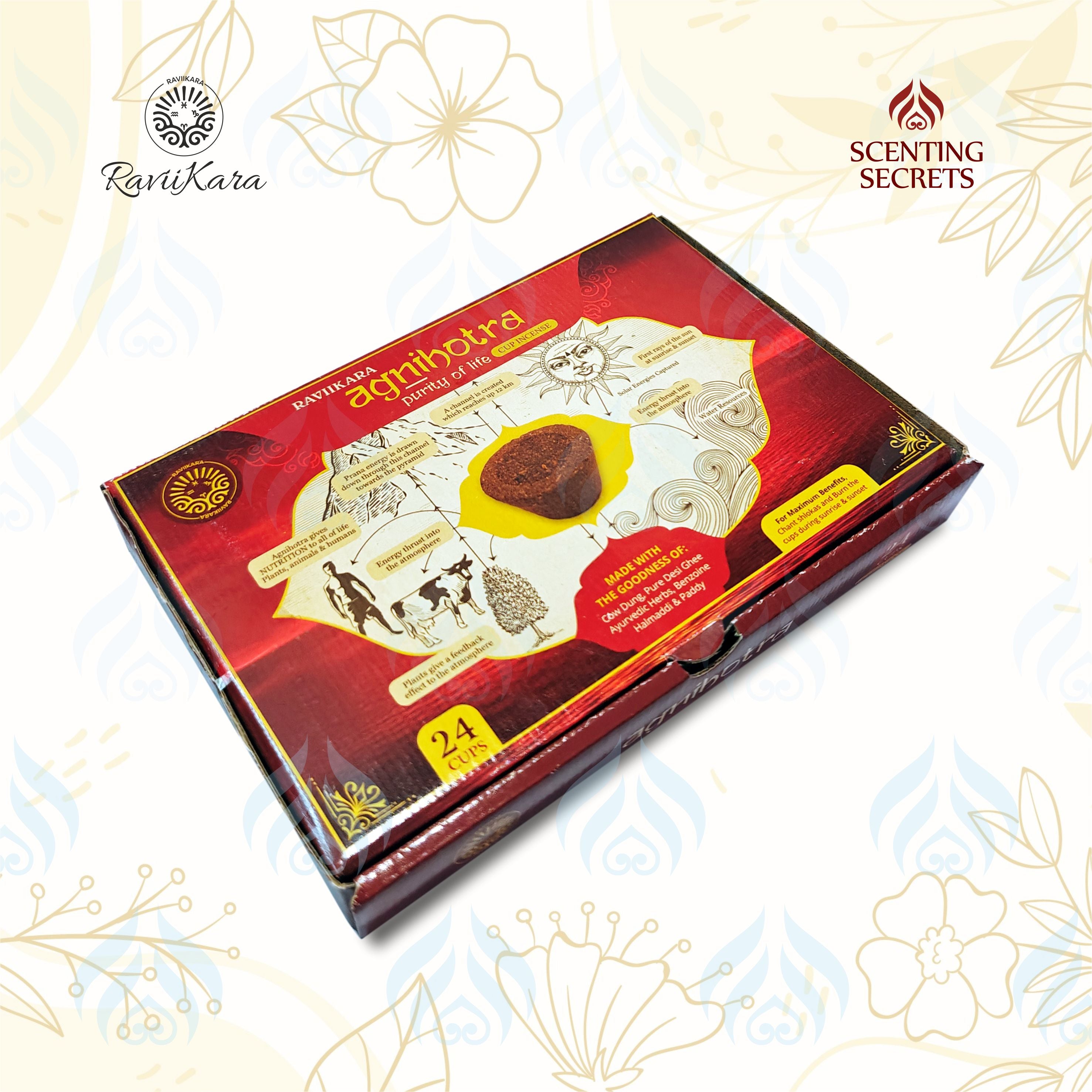 Agnihotra Premium Cup incense by Raviikara