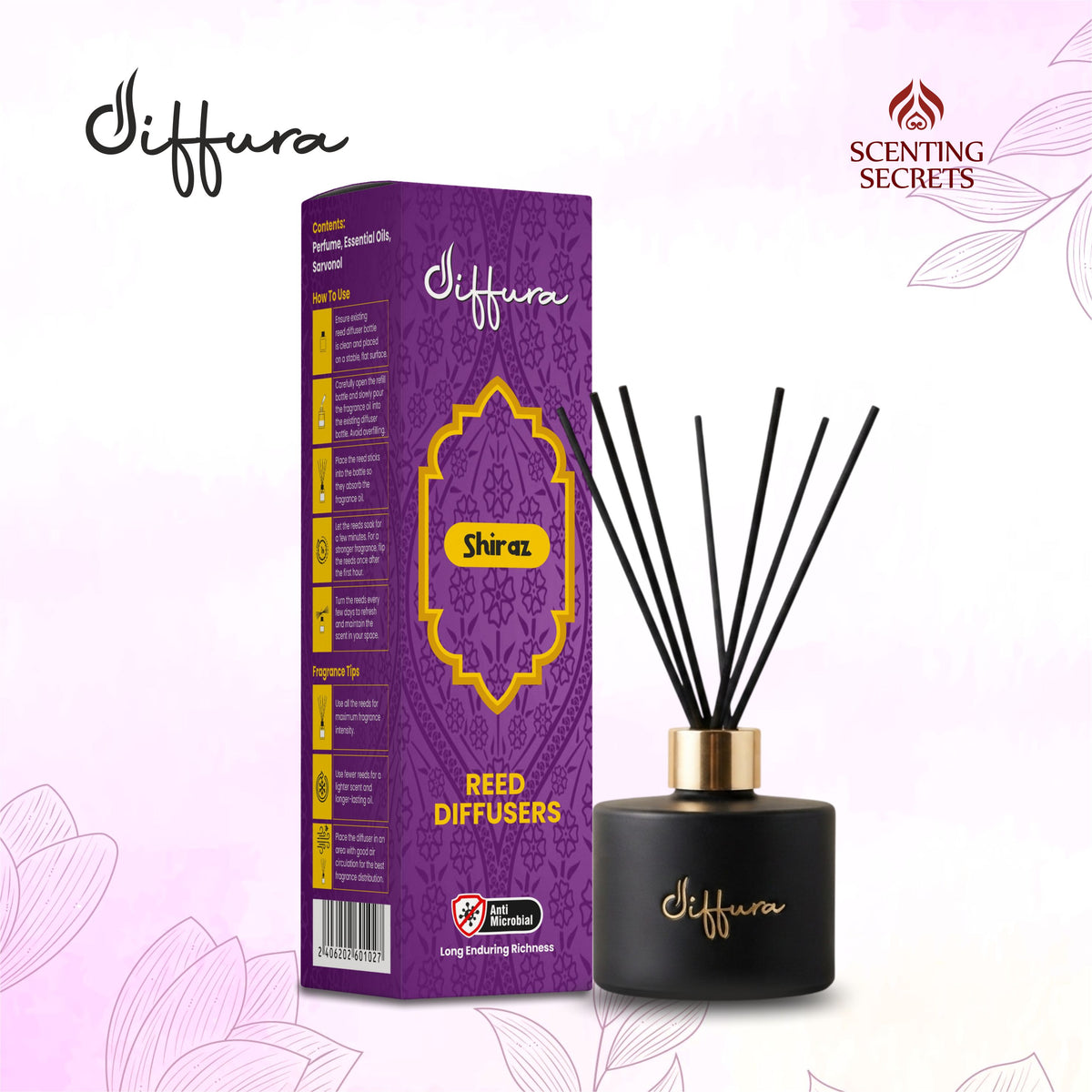 Diffura | Shiraz | Reed diffusers