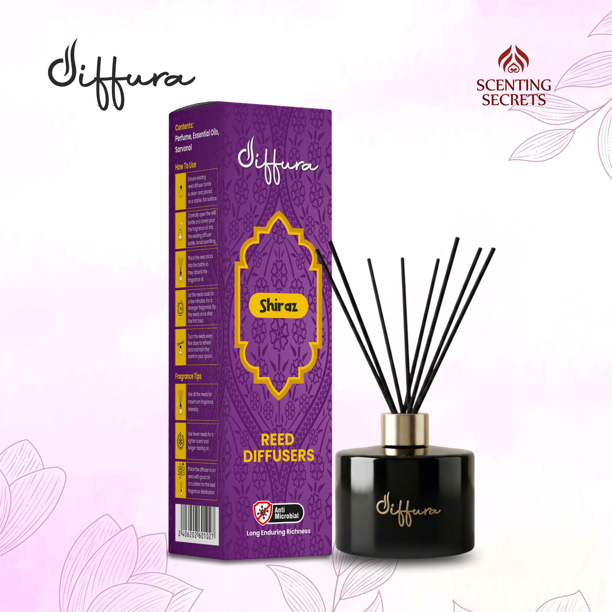 Diffura | Shiraz | Reed diffusers