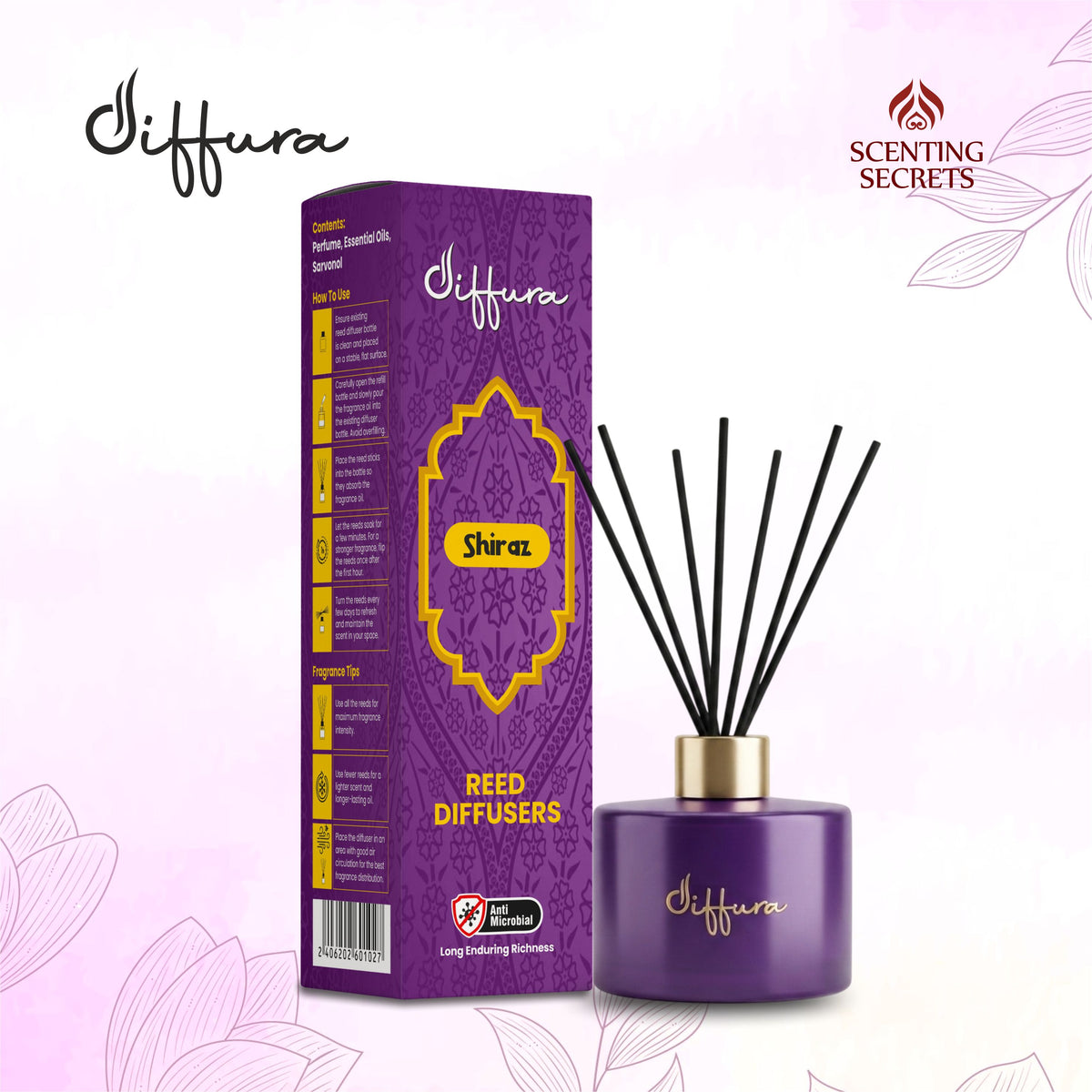 Diffura | Shiraz | Reed diffusers