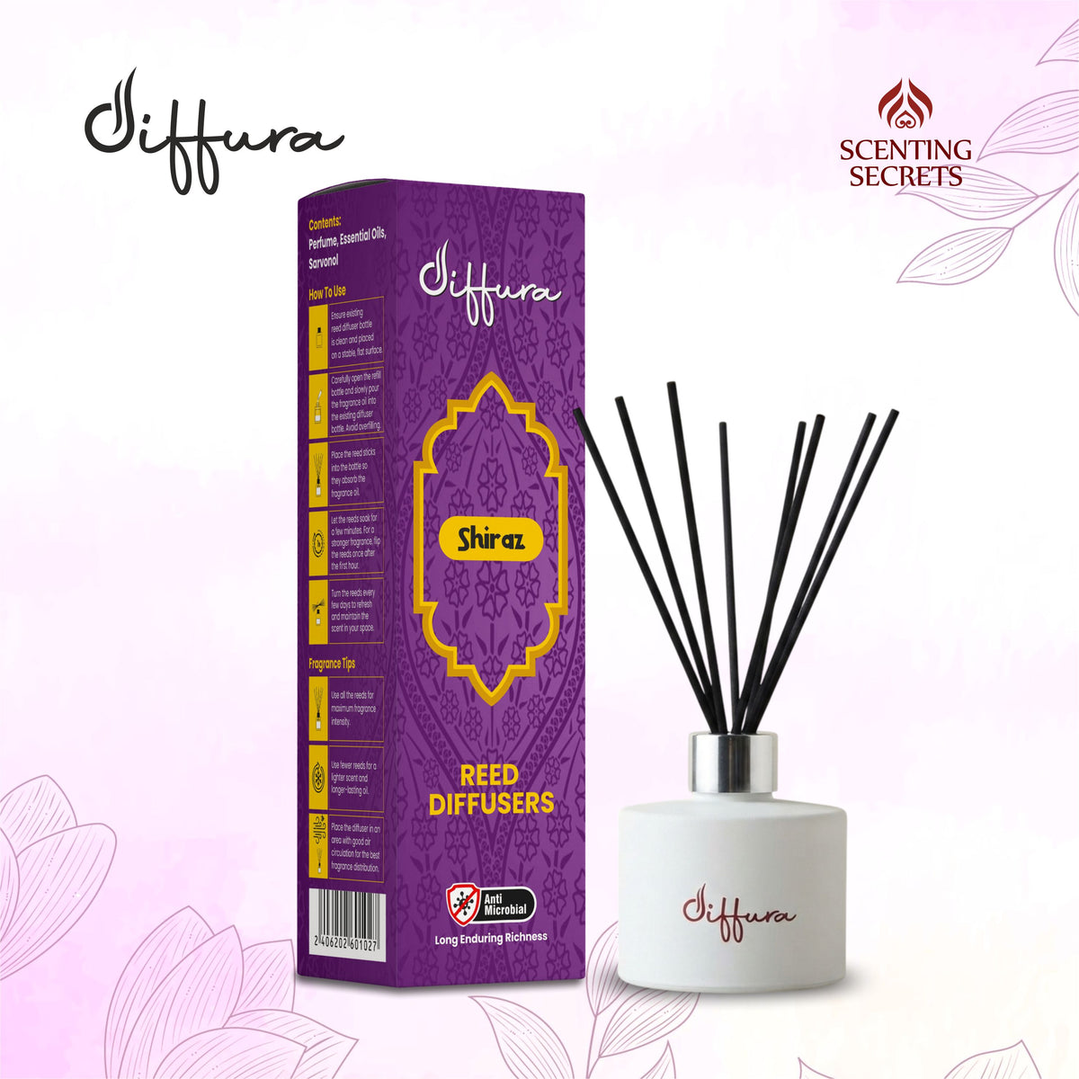 Diffura | Shiraz | Reed diffusers