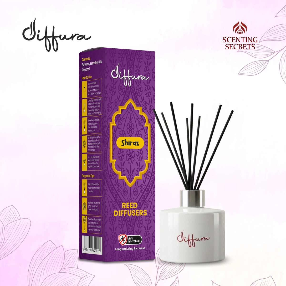Diffura | Shiraz | Reed diffusers