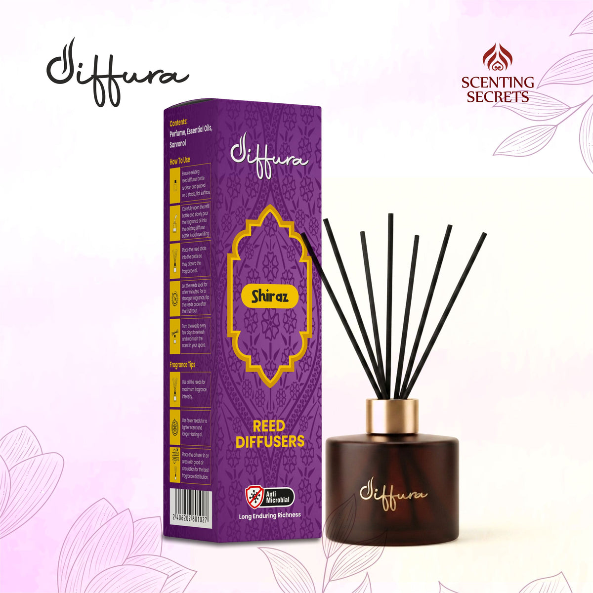 Diffura | Shiraz | Reed diffusers
