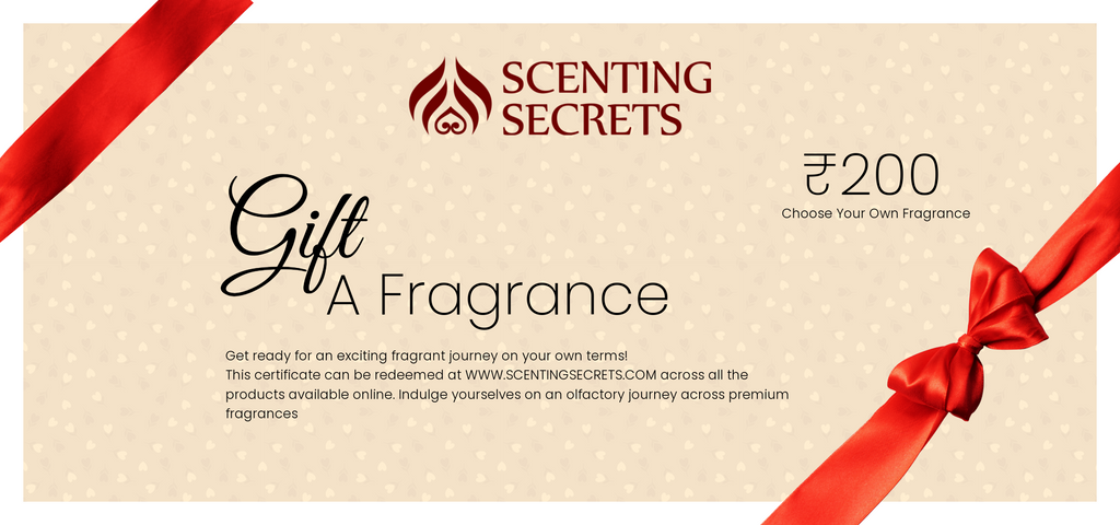 Gift card from Scenting Secrets