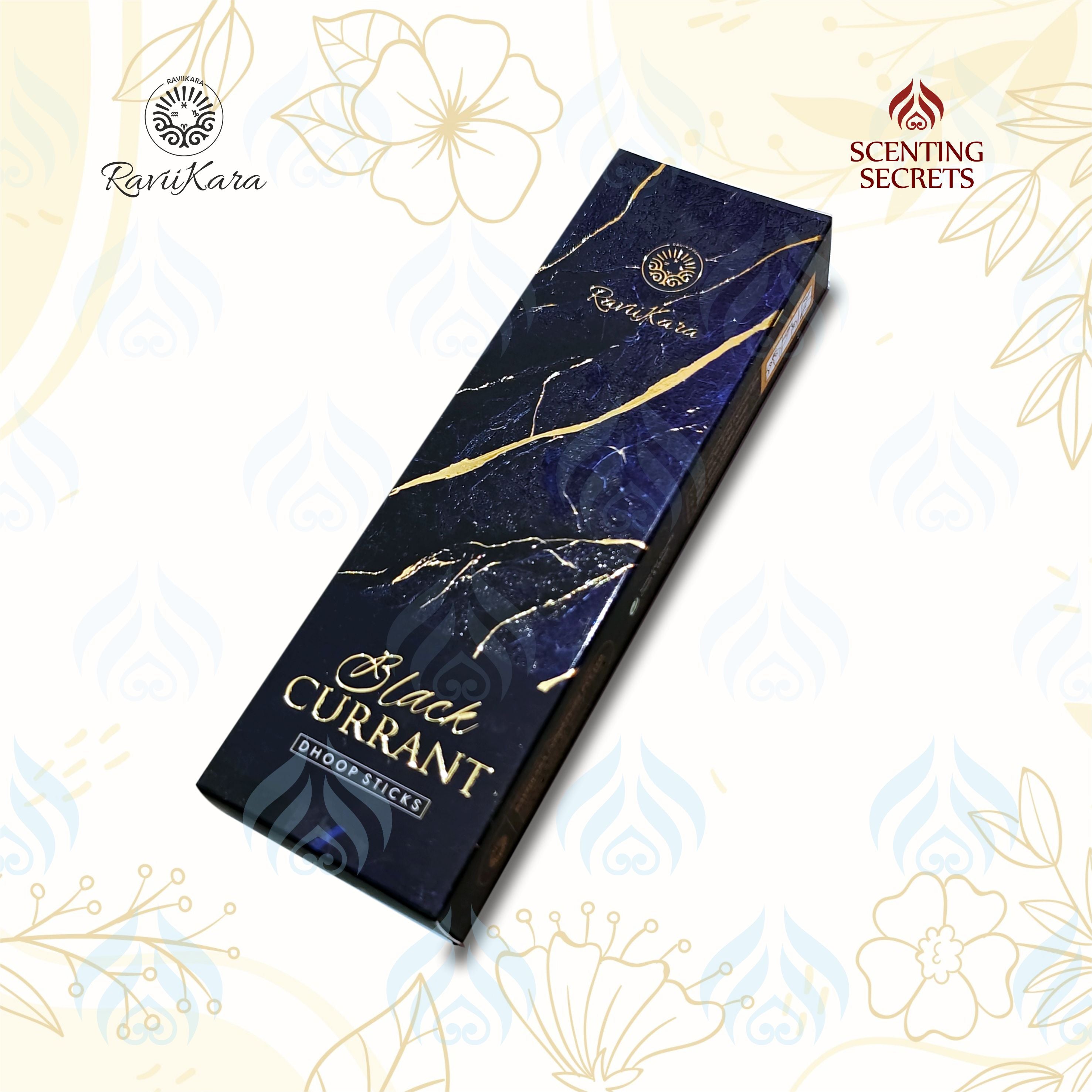 Black Currant Premium dhoop sticks by Raviikara