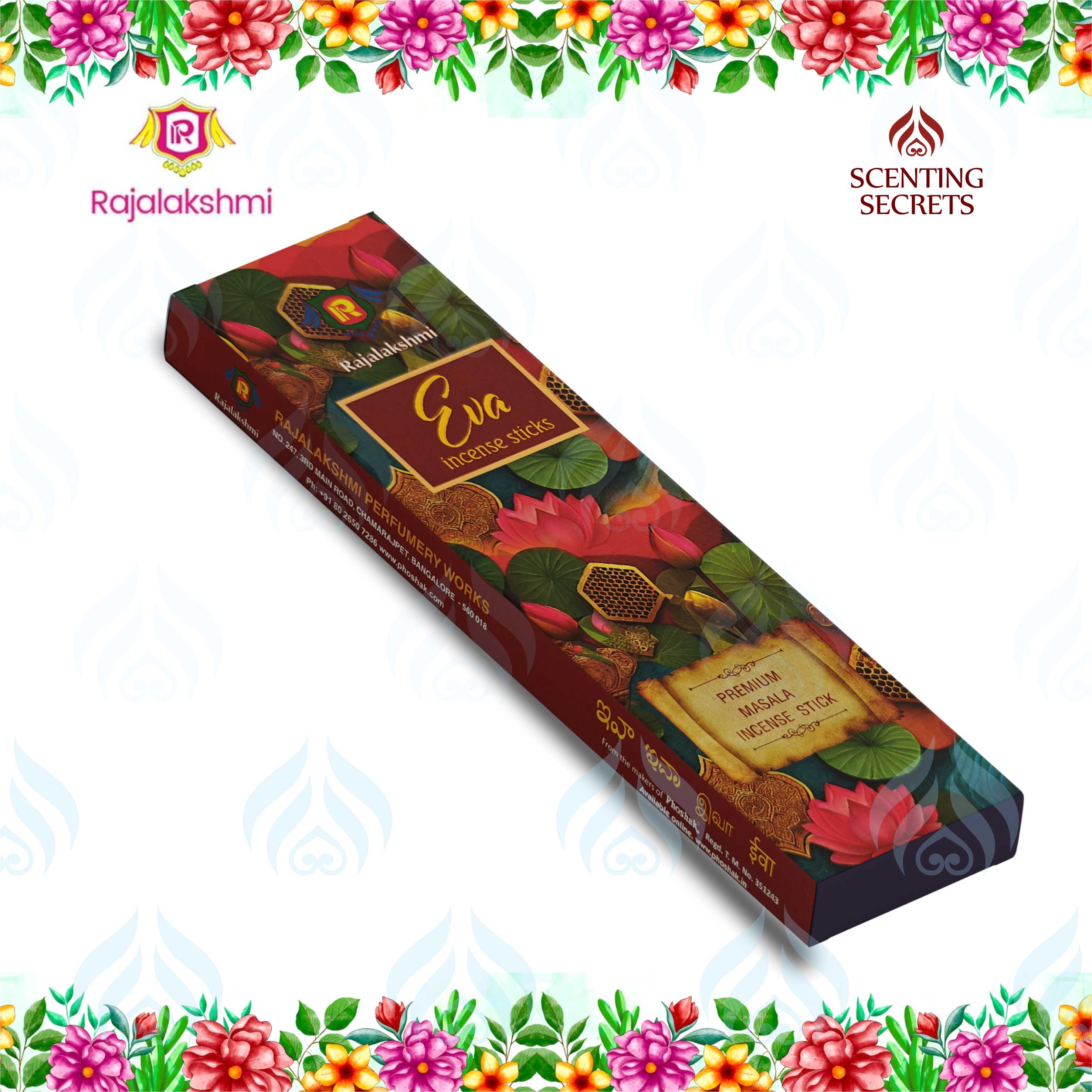 Eva Incense sticks by Rajalakshmi perfumery works