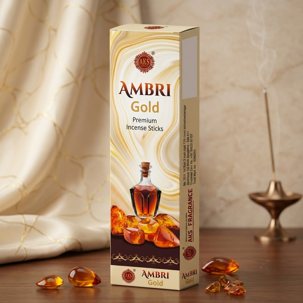 Ambri Gold |  A K S fragrance | Luxury Incense sticks