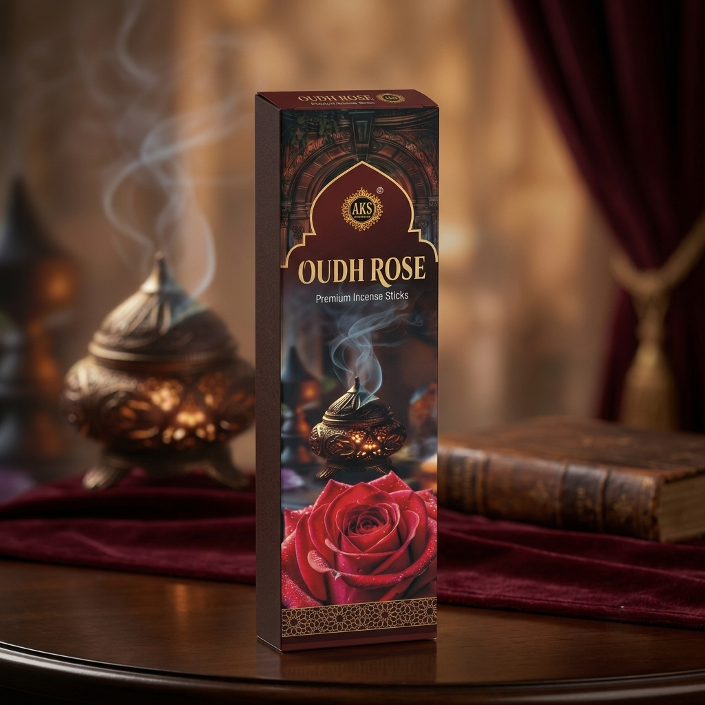 Oudh Rose |  A K S fragrance | Luxury Incense sticks