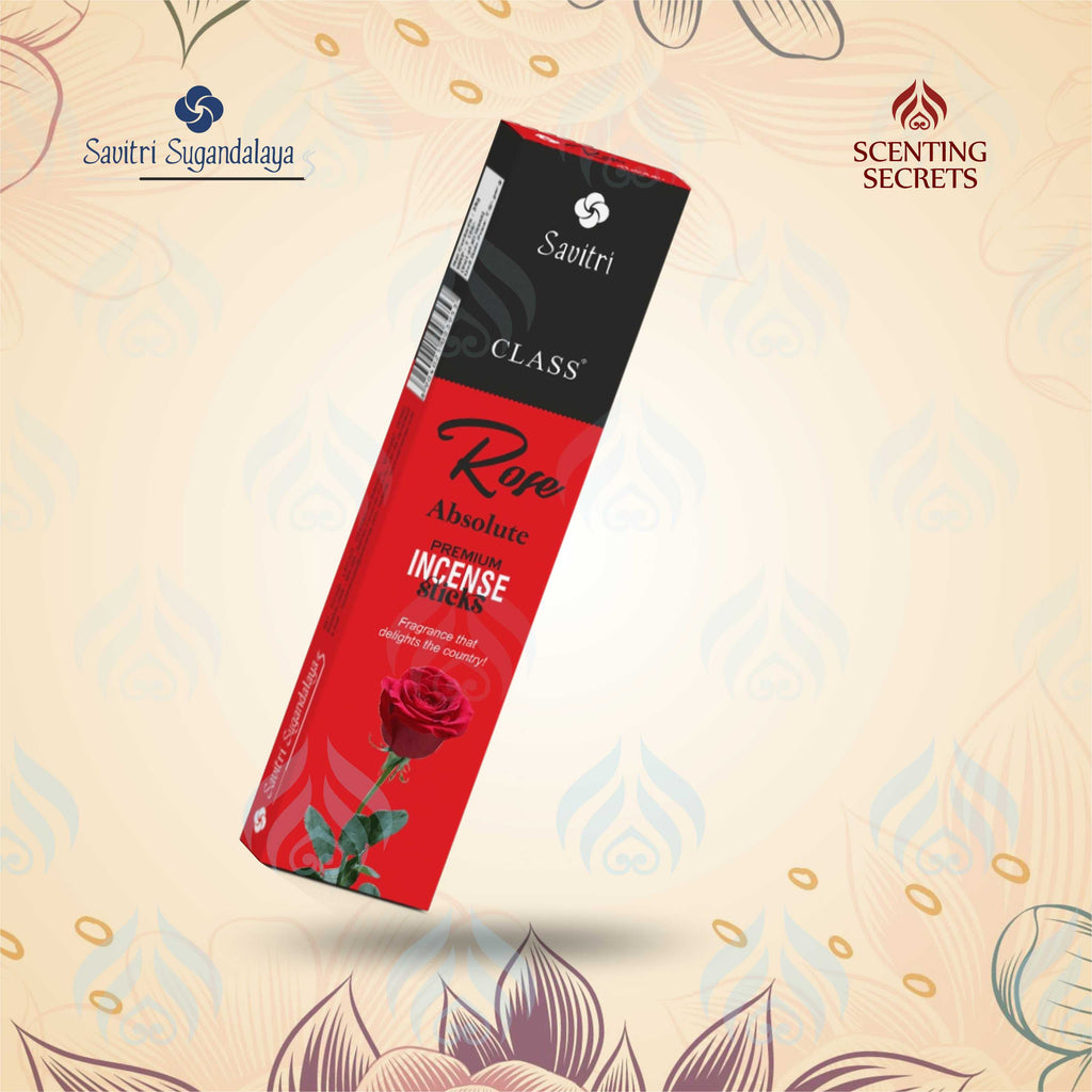 Absolute Rose Luxury Incense Sticks | Class Collection | Savitri Sugandalaya