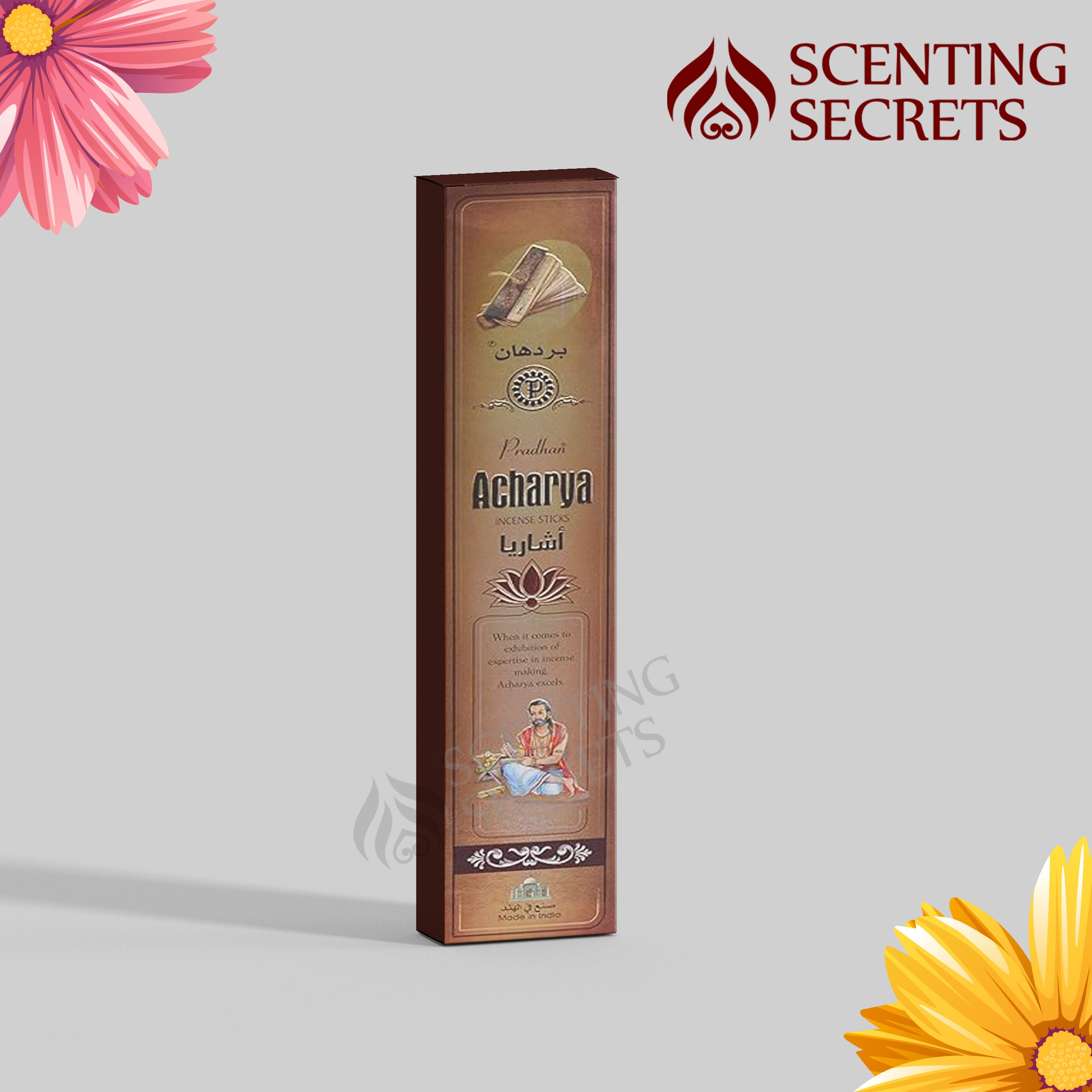 Acharya Premium Flora Incense Sticks by Pradhan Perfumers
