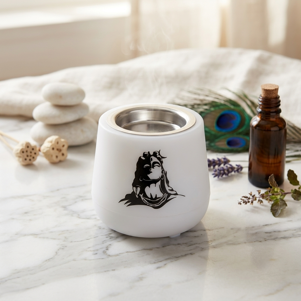 Adiyogi Design | Electric incense burner | Inbuilt night lamp