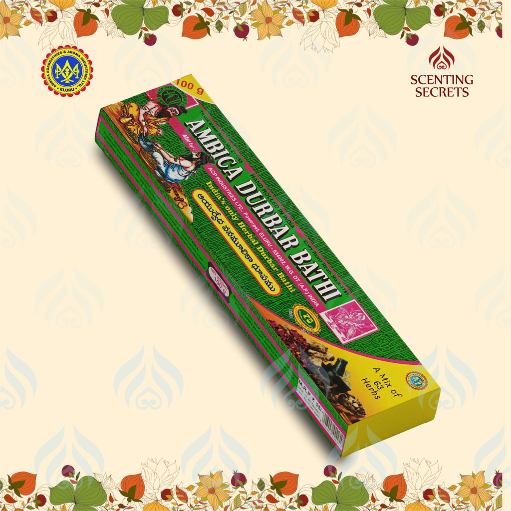 Ambica Durbar Bathi Incense sticks by Ambica Agarbathies