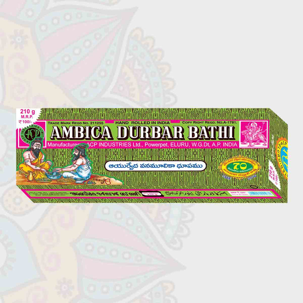 Ambica Durbar Bathi Incense sticks by Ambica Agarbathies