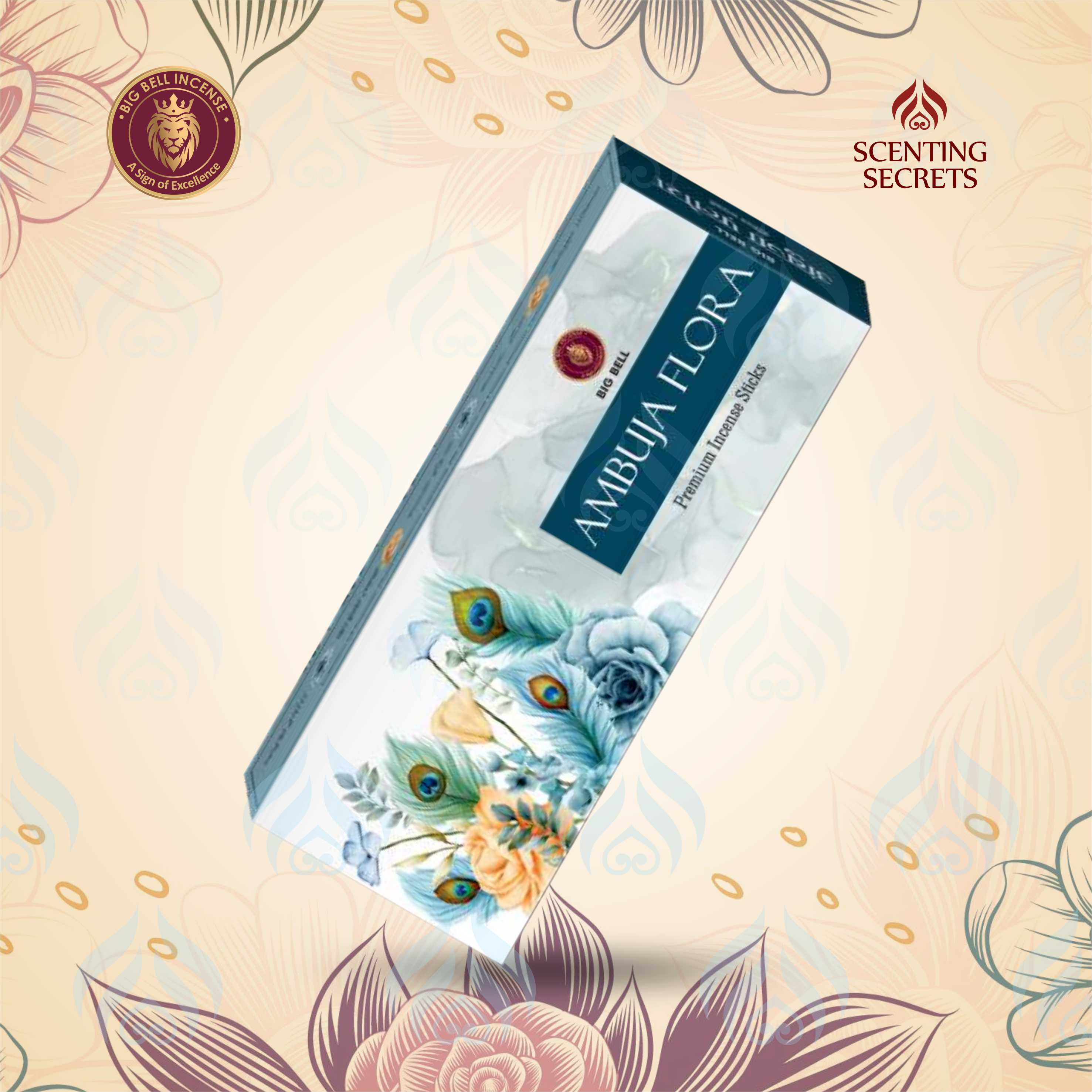 Ambuja Flora Premium Incense Sticks by Big Bell Incense