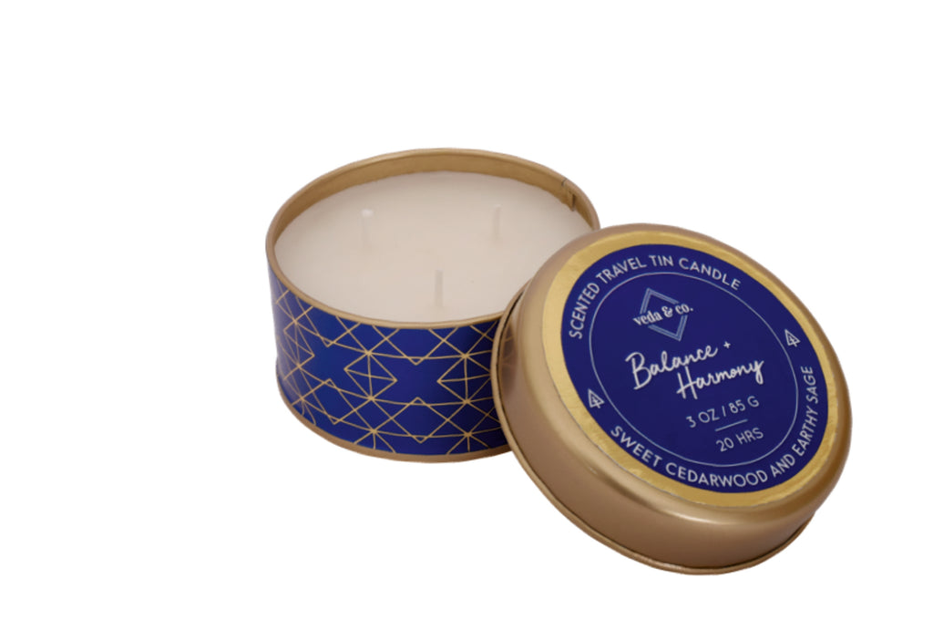 Balance + Harmony Aromatherapy candles from Veda & Co