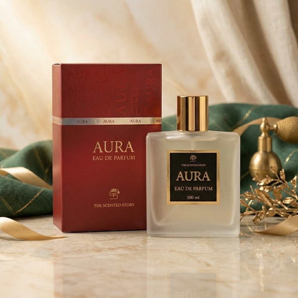 Aura | Eau De Parfum | Luxury Perfumes by The Scented Story