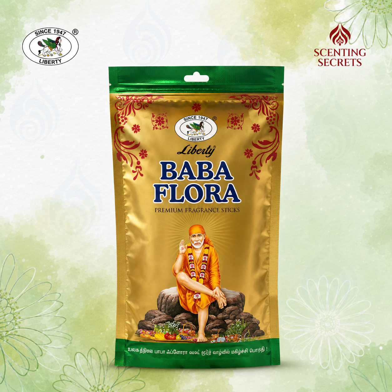 Baba Flora - Incense Sticks by Liberty