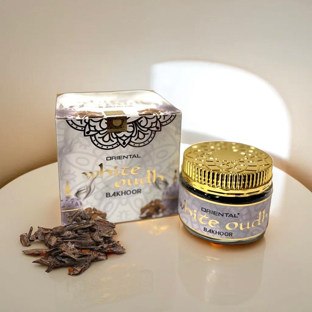 White Oudh Luxury Bakhoor by Oriental