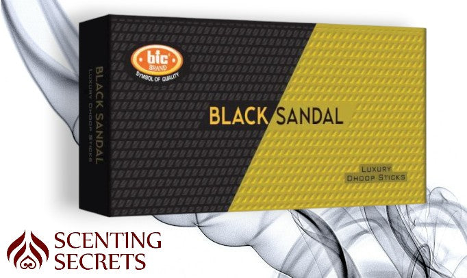 Black Sandal Luxury Dhoop sticks  by BIC Panchavati