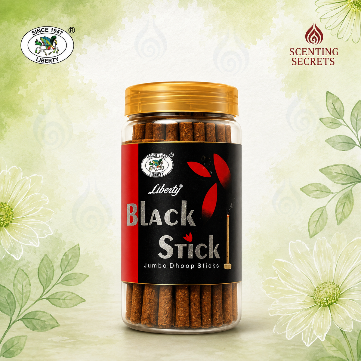 Black stick Dhoop Sticks by Liberty
