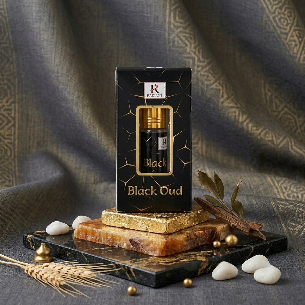 Black Oud | Alcohol free Roll on Perfume | Radiant Perfumes