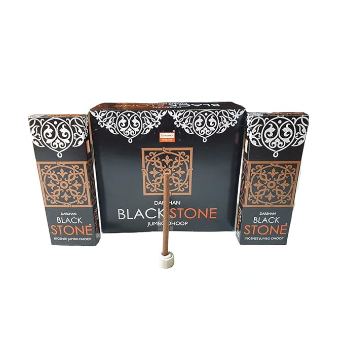 Black Stone Jumbo dhoop by Darshan