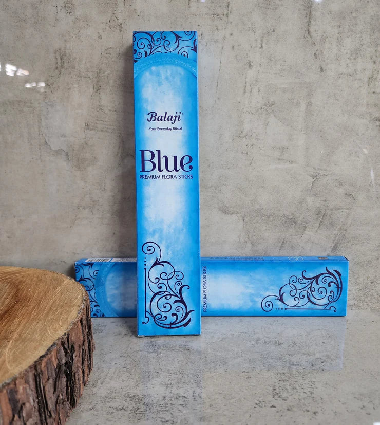 Blue - Premium flora incense sticks by Balaji Agarbatti