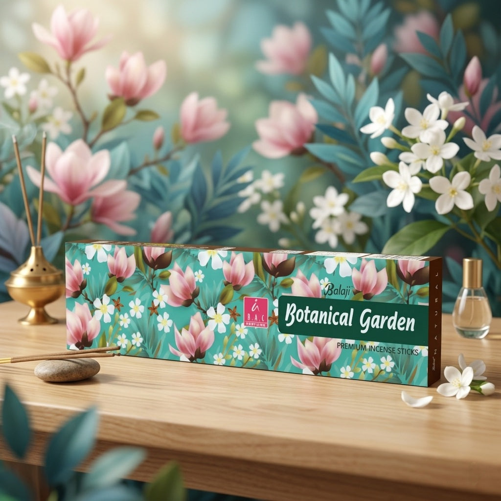 Botanical Garden - Premium incense sticks by Balaji Agarbatti