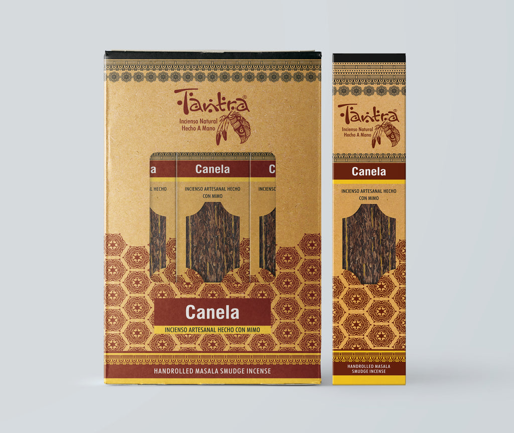 Canela Handrolled Masala smudge Incense sticks by Tantra