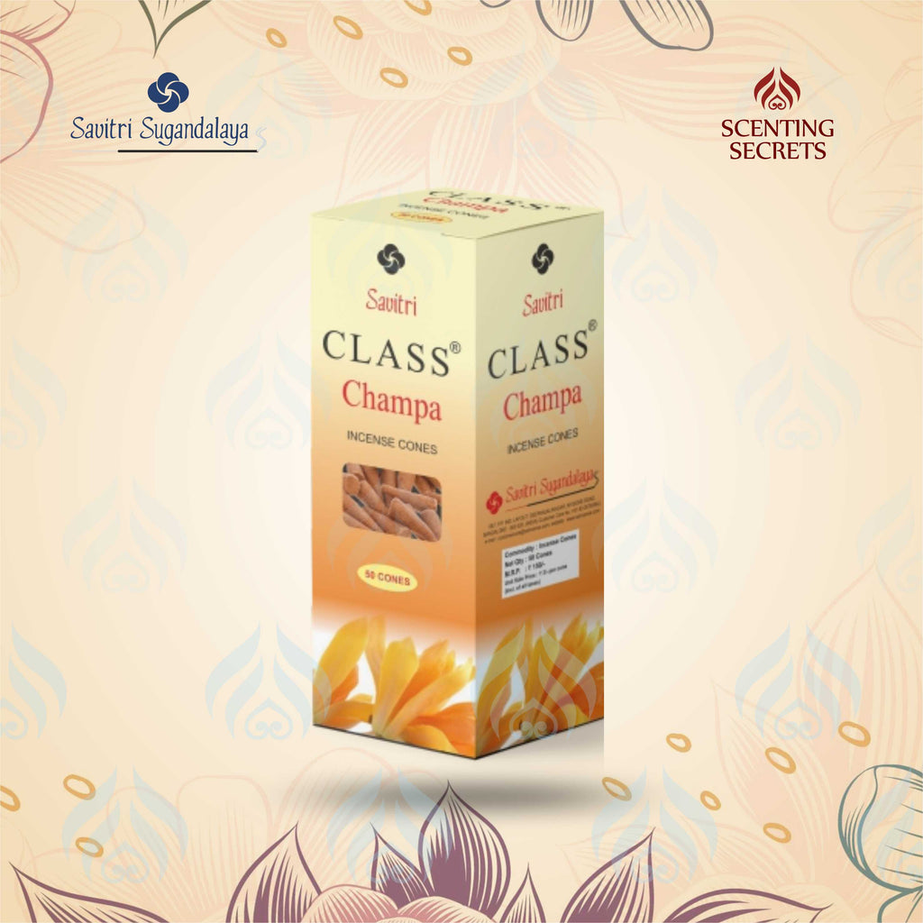 Champa Incense Cones | Class Collection | Savitri Sugandalaya