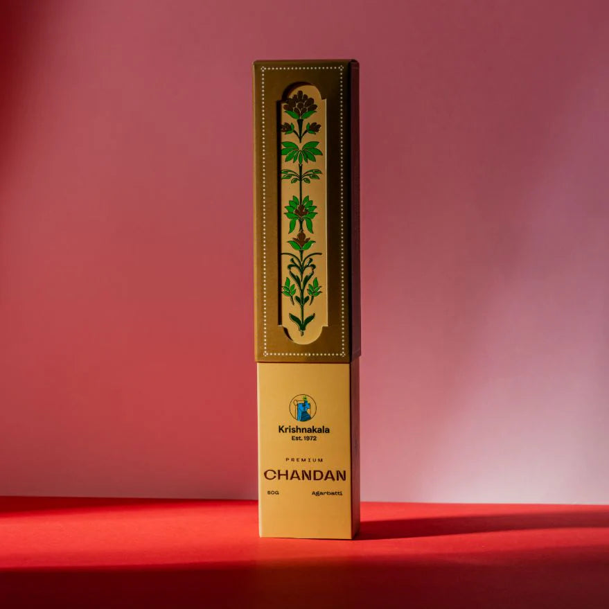 Premium Chandan Luxury Incense sticks by KrishnaKala Wellness