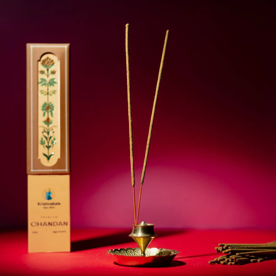 Premium Chandan Luxury Incense sticks by KrishnaKala Wellness