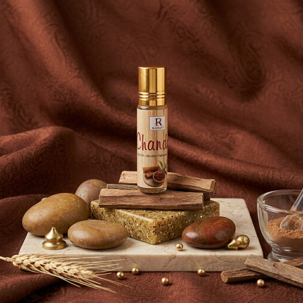 Chandan | Alcohol free Roll on Perfume | Radiant Perfumes