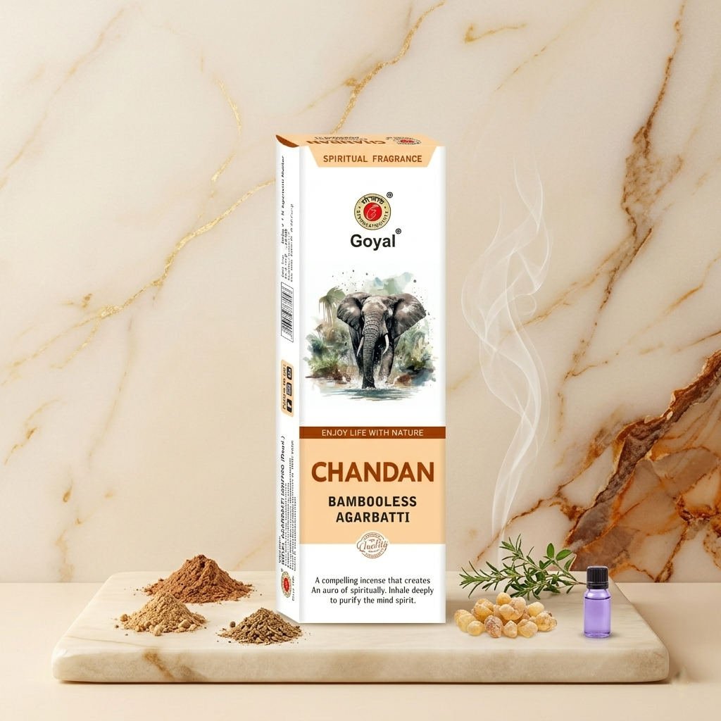 Goyal Agarbatti | Chandan | Bambooless Incense sticks