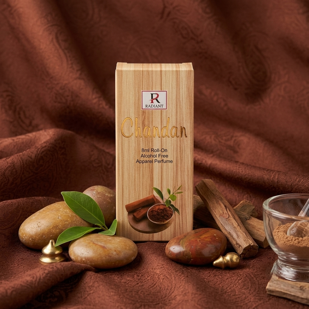 Chandan | Alcohol free Roll on Perfume | Radiant Perfumes