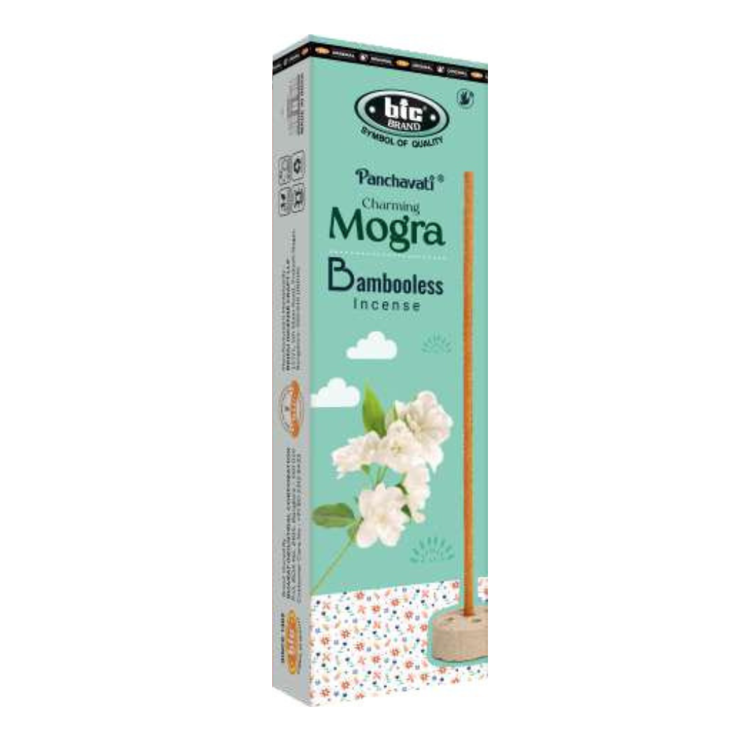 Charming Mogra Bambooless Incense sticks by BIC Panchavati