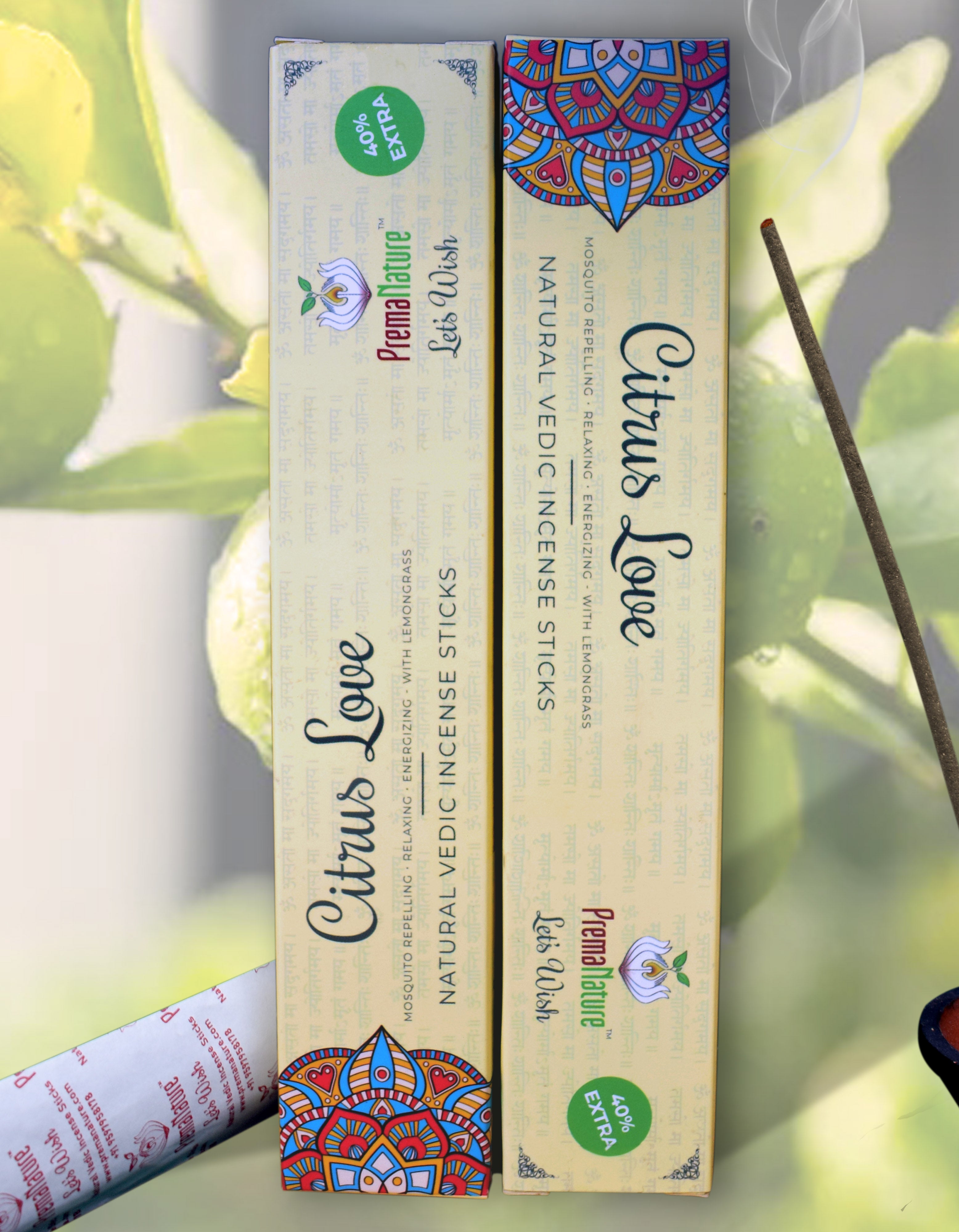 Citrus Love - Incense sticks by PremaNature