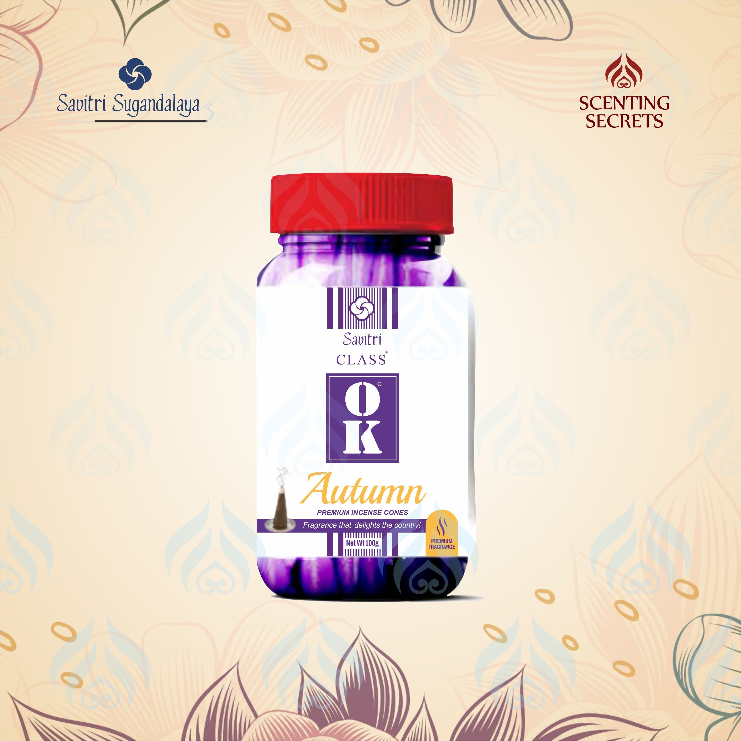Class OK Collection | Autumn Incense cones | Savitri Sugandalaya