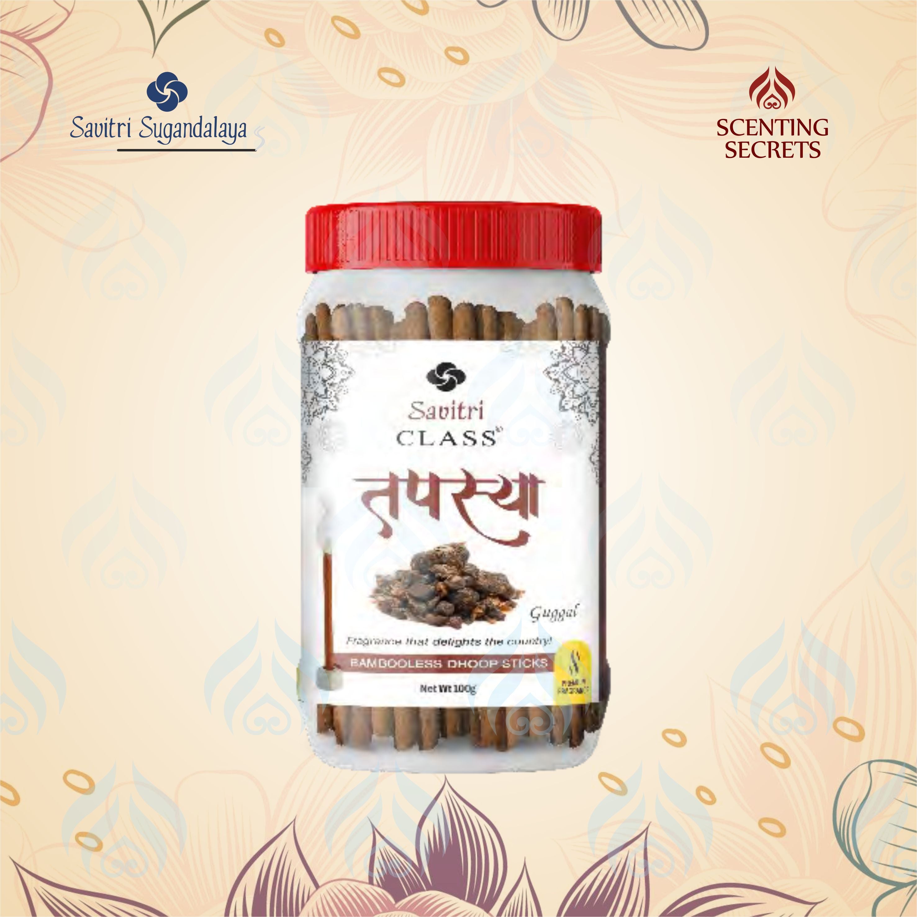 Tapasee Guggal Bambooless Dhoop Sticks | Class Collection | Savitri Sugandalaya