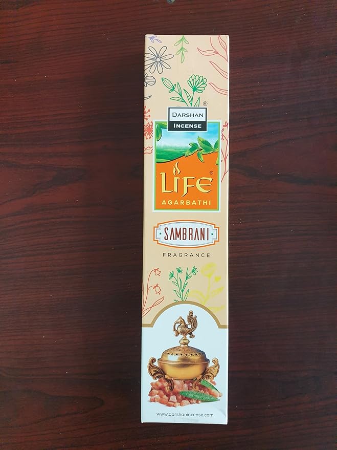 Sambrani Incense sticks -  Life agarbathi by Darshan incense