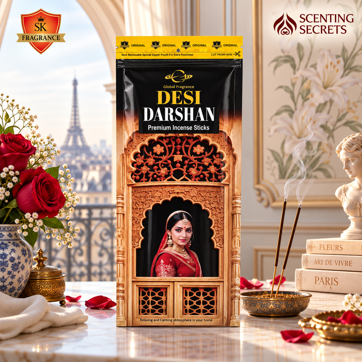 Desi Darshan Premium incense sticks by S K Fragrance