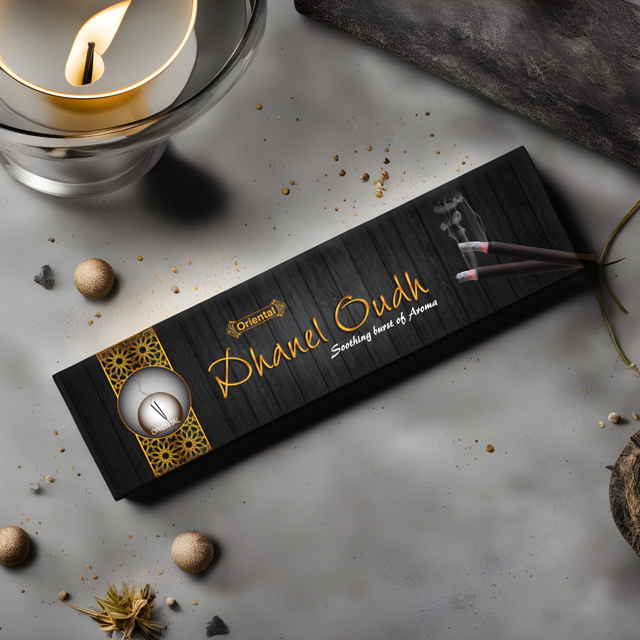 Dhanel Oudh Extra Long Incense sticks by Oriental